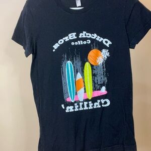 SUPER RARE black surf dutch bros shirt